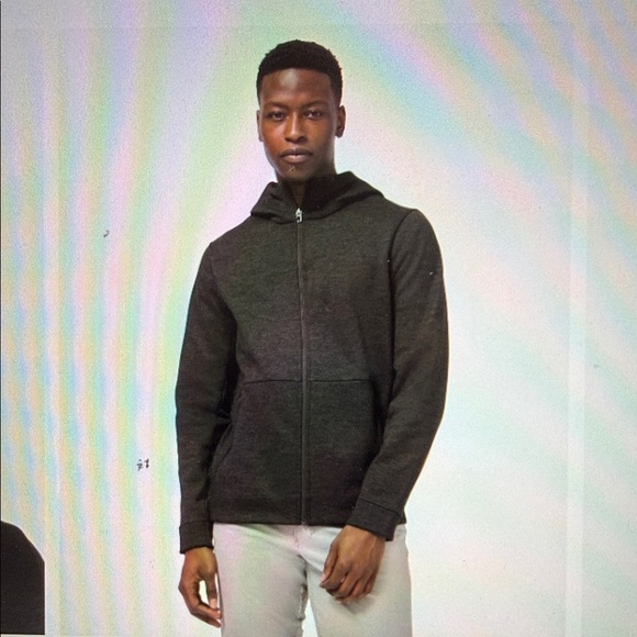 Lululemon Dark Olive Welterweight Zip-Up Hoodie - Picture 4 of 6